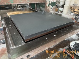 OEM Large size Black PTFE  Molded  sheet