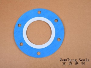 18 Years Factory Ptfe Resin -
 PTFE/CNAF Gasket (Blue) 200x101x2.5mm – Lucky Star Seal